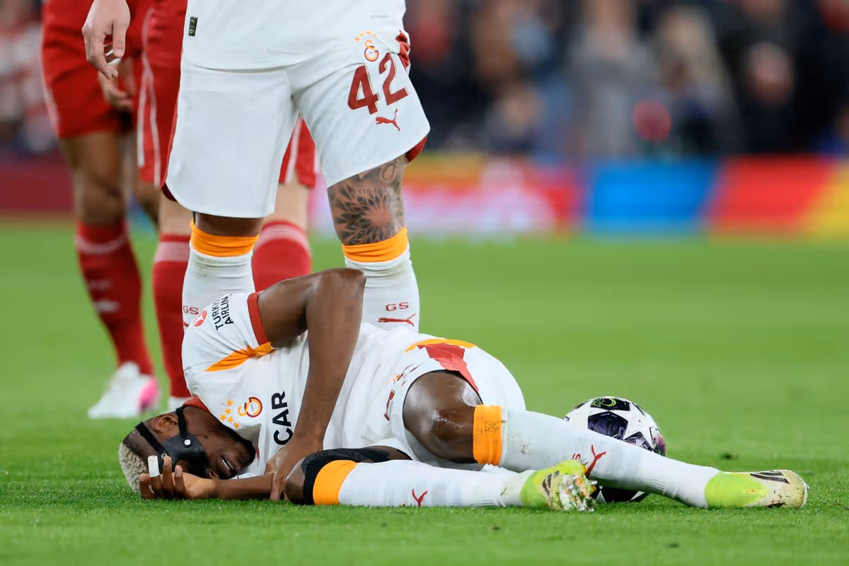 Victor Osimhen injury Galatasaray Champions League