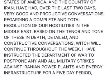 Trump postpones airstrike