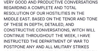 Trump postpones airstrike