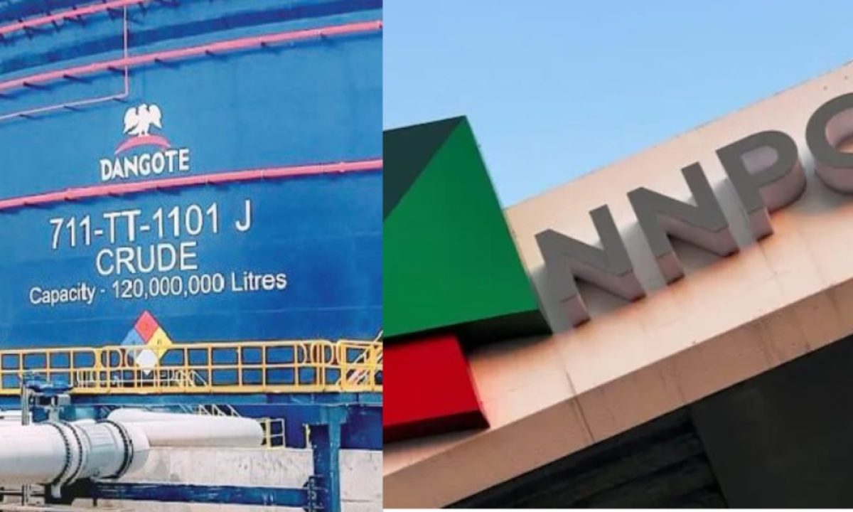 NNPC crude oil supply Dangote refinery