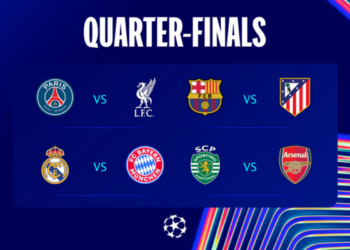Champions League quarter final fixtures