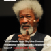 Wole Soyinka prefers traditional worship