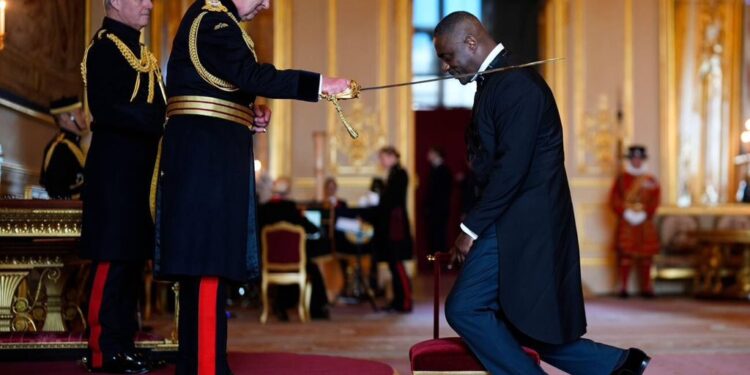 Introducing Sir Elba! Idris Elba Knighted by King Charles III