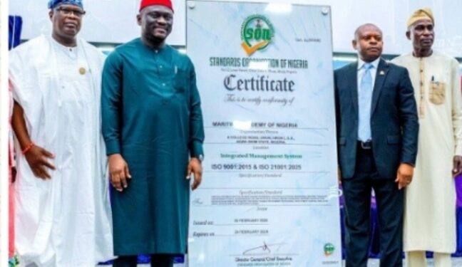 Maritime Academy of Nigeria ISO Certification: A Boost to Nig Maritime Relevance