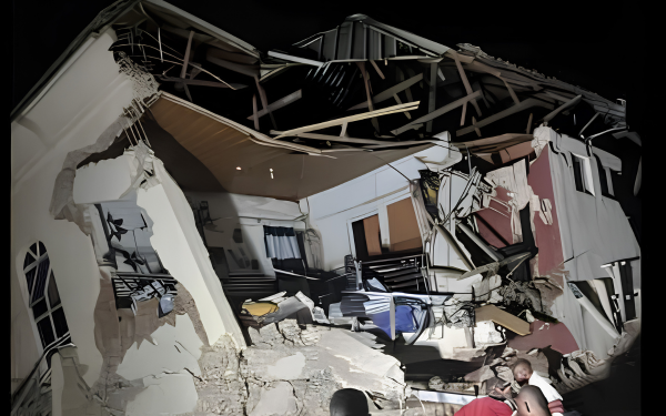 Students Trapped as Three-Storey hostel