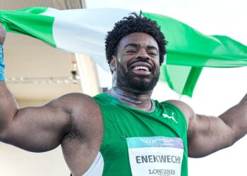 Chukwuebuka Enekwechi Wins Gold, Becomes First Nigerian Commonwealth Shot Put Champion