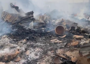 Midnight Fire Razes Ibadan's Bode Market