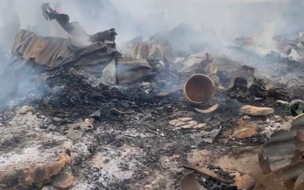 Midnight Fire Razes Ibadan's Bode Market