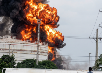 Wildfire Broke Up at Bono Energy Terminal