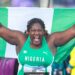 Jessica Oji Wins World U20 Shot Put Title, Makes History for Nigeria