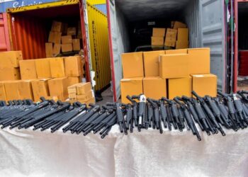 Nigeria Customs Uncovers 399 Jojef Rifles in Tin Can Port Seizure