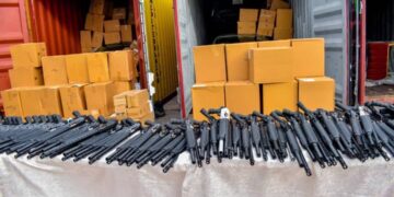 Nigeria Customs Uncovers 399 Jojef Rifles in Tin Can Port Seizure