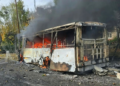 Russia Strikes Kramatorsk Buses, Killing 30 Civilians