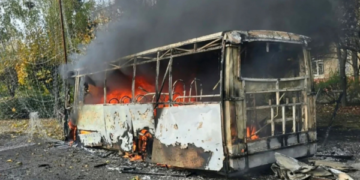 Russia Strikes Kramatorsk Buses, Killing 30 Civilians